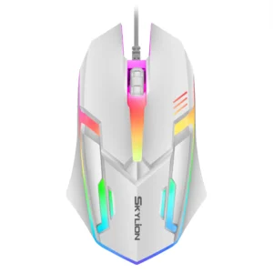 Mouse F1 SkyLion com Fio Branco - Imagem 2